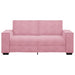 Tweezitsbank 180x78x84 cm fluweel roze