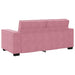 Tweezitsbank 180x78x84 cm fluweel roze