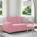 Tweezitsbank 180x78x84 cm fluweel roze