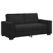 Tweezitsbank 180x78x84 cm fluweel zwart