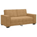 Tweezitsbank 180x78x84 cm stof bruin