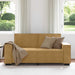 Tweezitsbank 180x78x84 cm stof bruin