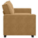 Tweezitsbank 180x78x84 cm stof bruin