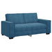 Tweezitsbank 180x78x84 cm fluweel blauw