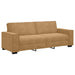 Driezitsbank 220x78x84 cm fluweel bruin