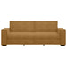 Driezitsbank 220x78x84 cm fluweel bruin