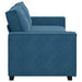 Driezitsbank 220x78x84 cm fluweel blauw