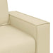 Sofa Stoel Crème 100 cm Nep Leer