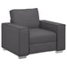 Sofa Stoel Grijs 100 cm Nep Leer