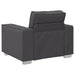 Sofa Stoel Grijs 100 cm Nep Leer