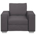 Sofa Stoel Grijs 100 cm Nep Leer