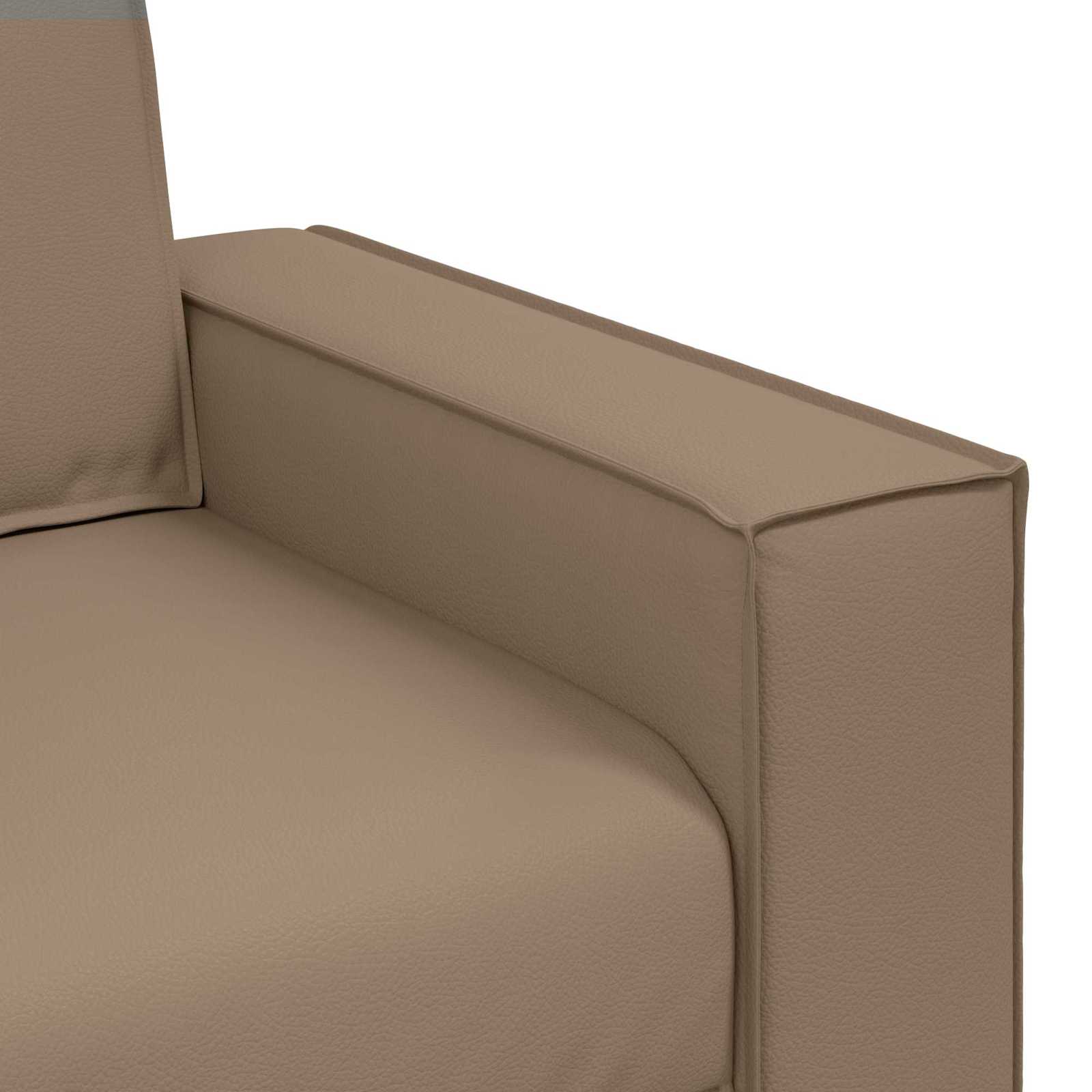 Sofa Stoel Cappuccino 100 cm Nep Leer