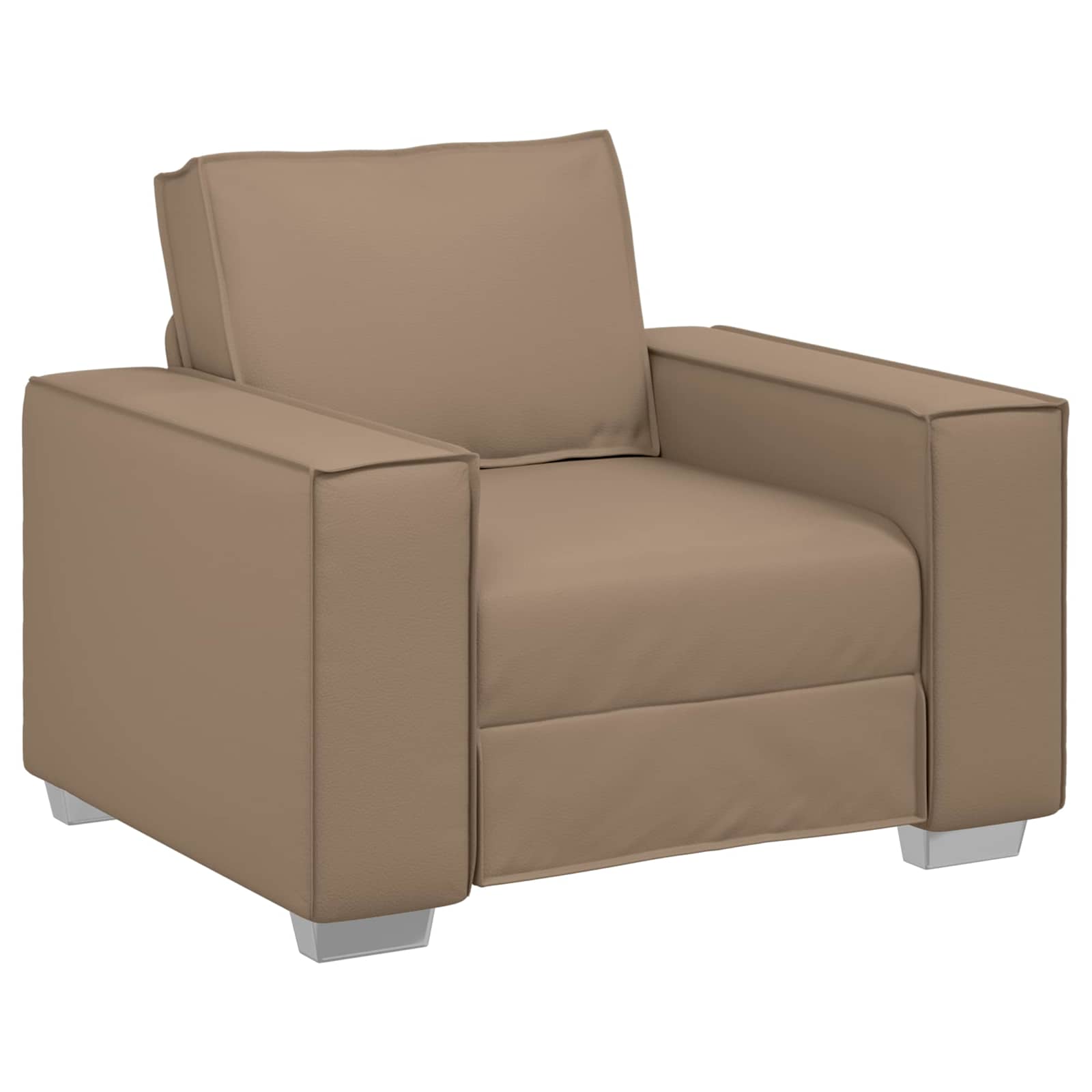 Sofa Stoel Cappuccino 100 cm Nep Leer
