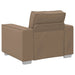 Sofa Stoel Cappuccino 100 cm Nep Leer