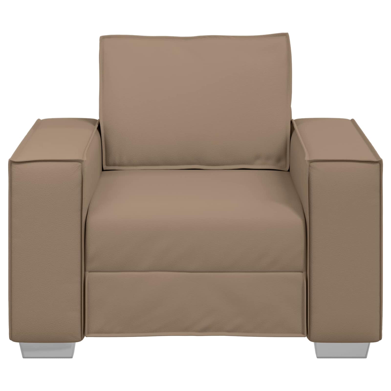 Sofa Stoel Cappuccino 100 cm Nep Leer