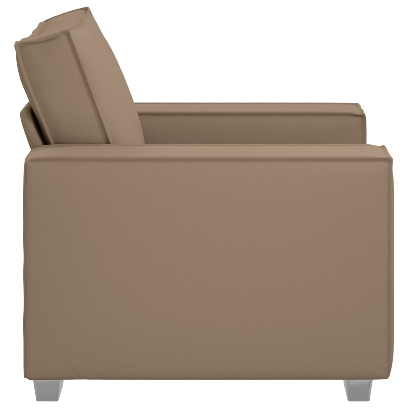 Sofa Stoel Cappuccino 100 cm Nep Leer