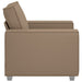 Sofa Stoel Cappuccino 100 cm Nep Leer