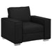 Sofa Stoel Zwart 100 cm Nep Leer