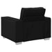Sofa Stoel Zwart 100 cm Nep Leer