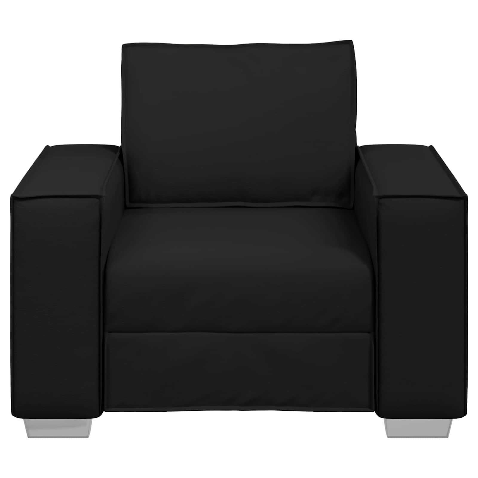 Sofa Stoel Zwart 100 cm Nep Leer