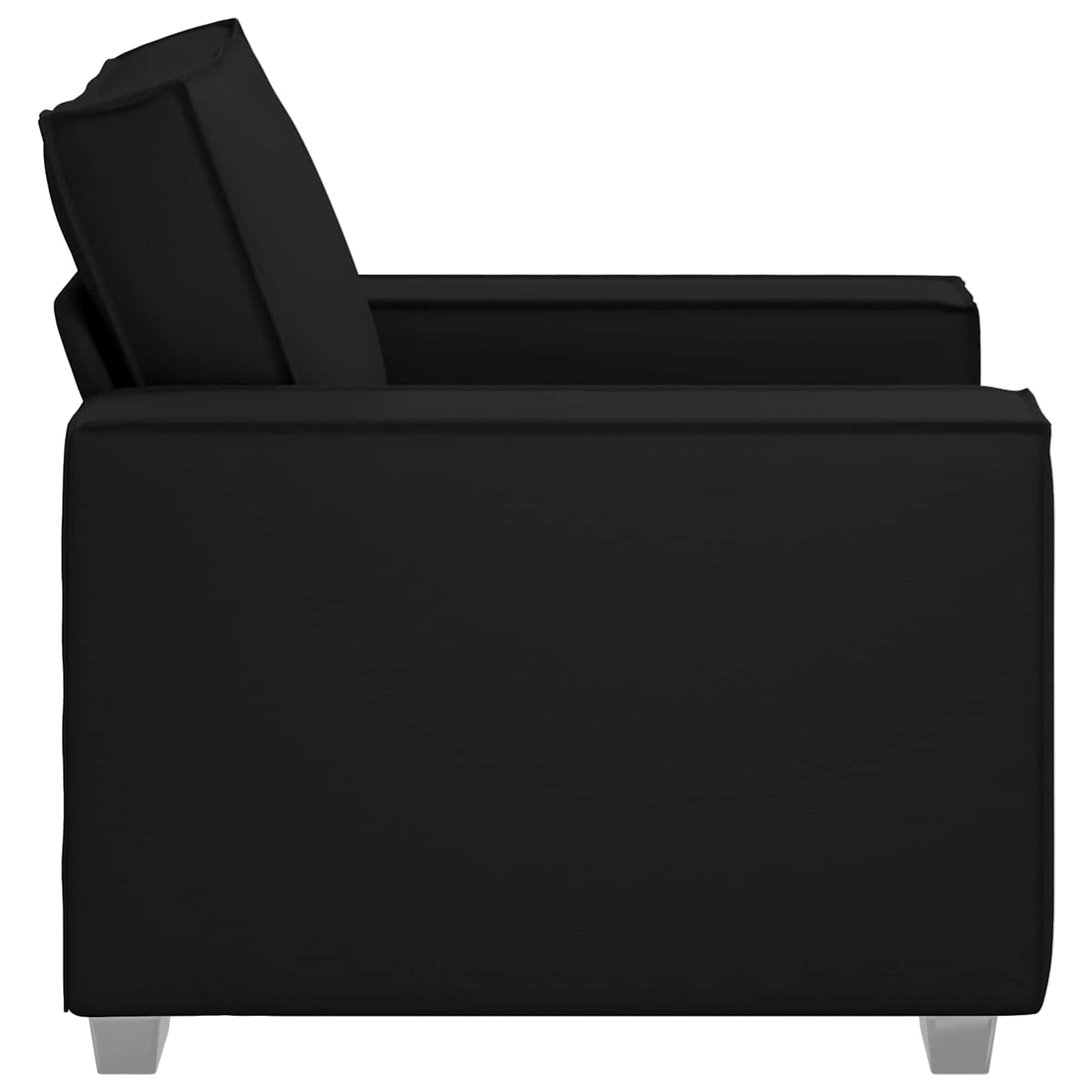 Sofa Stoel Zwart 100 cm Nep Leer