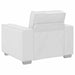 Sofa Stoel Wit 100 cm Nep Leer