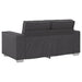 Loveseat Grijs 160 cm Nep Leer