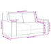 Loveseat Grijs 160 cm Nep Leer