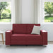 Loveseat Wijnrood 160 cm Nep Leer