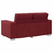 Loveseat Wijnrood 160 cm Nep Leer