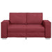 Loveseat Wijnrood 160 cm Nep Leer