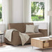 Loveseat Cappuccino 160 cm Nep Leer