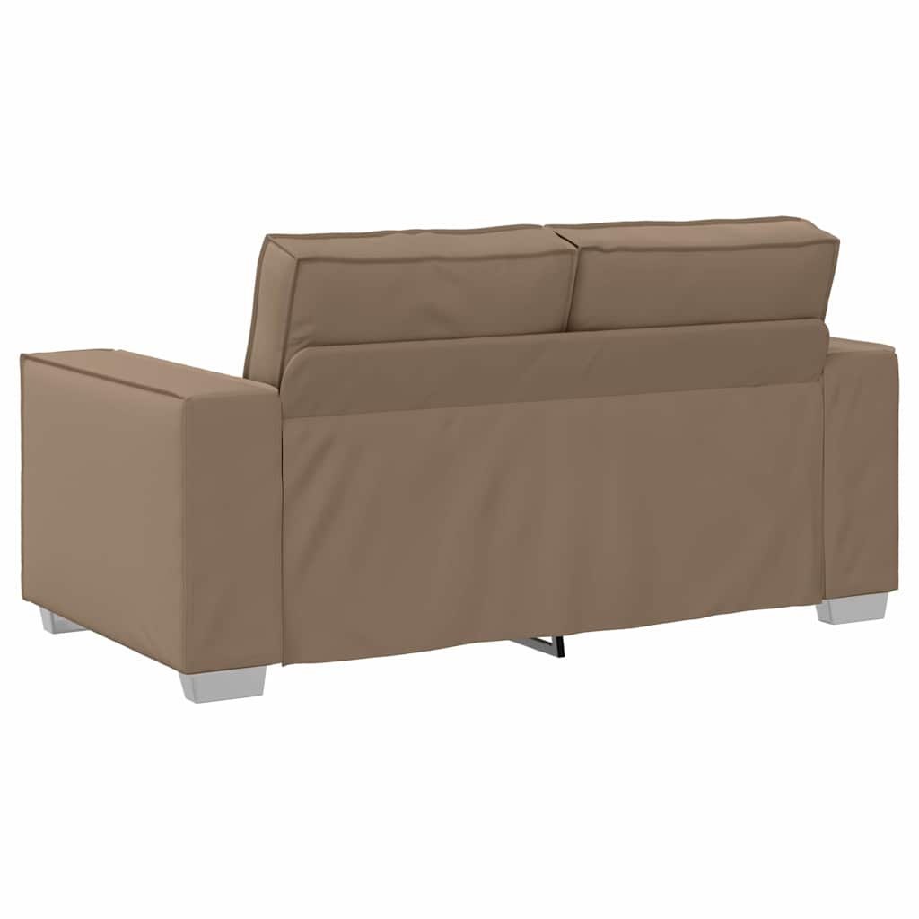 Loveseat Cappuccino 160 cm Nep Leer