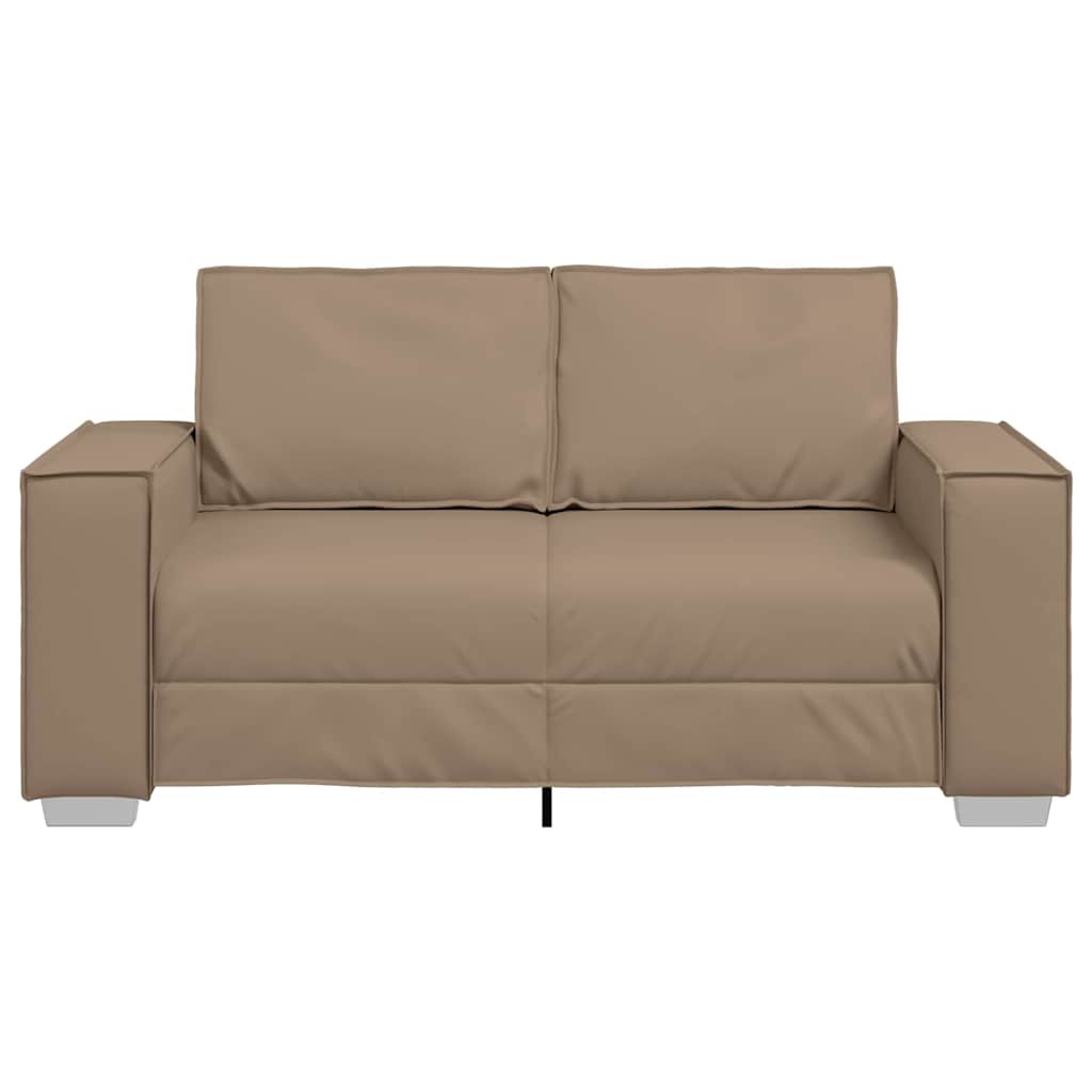 Loveseat Cappuccino 160 cm Nep Leer