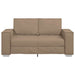 Loveseat Cappuccino 160 cm Nep Leer