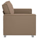 Loveseat Cappuccino 160 cm Nep Leer
