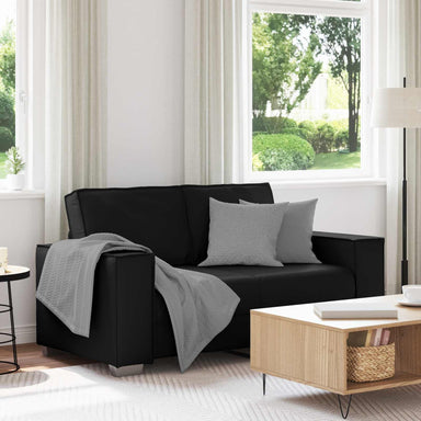 Loveseat Zwart 160 cm Nep Leer