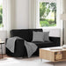 Loveseat Zwart 160 cm Nep Leer