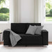 Loveseat Zwart 160 cm Nep Leer