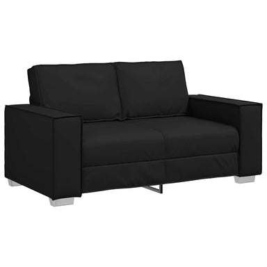 Loveseat Zwart 160 cm Nep Leer