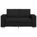 Loveseat Zwart 160 cm Nep Leer