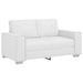 Loveseat Wit 160 cm Nep Leer