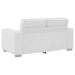 Loveseat Wit 160 cm Nep Leer