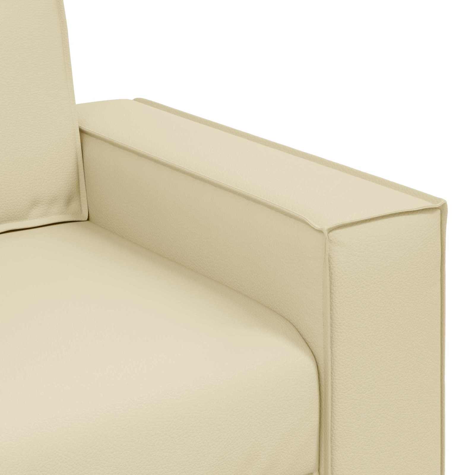 Loveseat Crème 180 cm Nep Leer