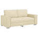 Loveseat Crème 180 cm Nep Leer