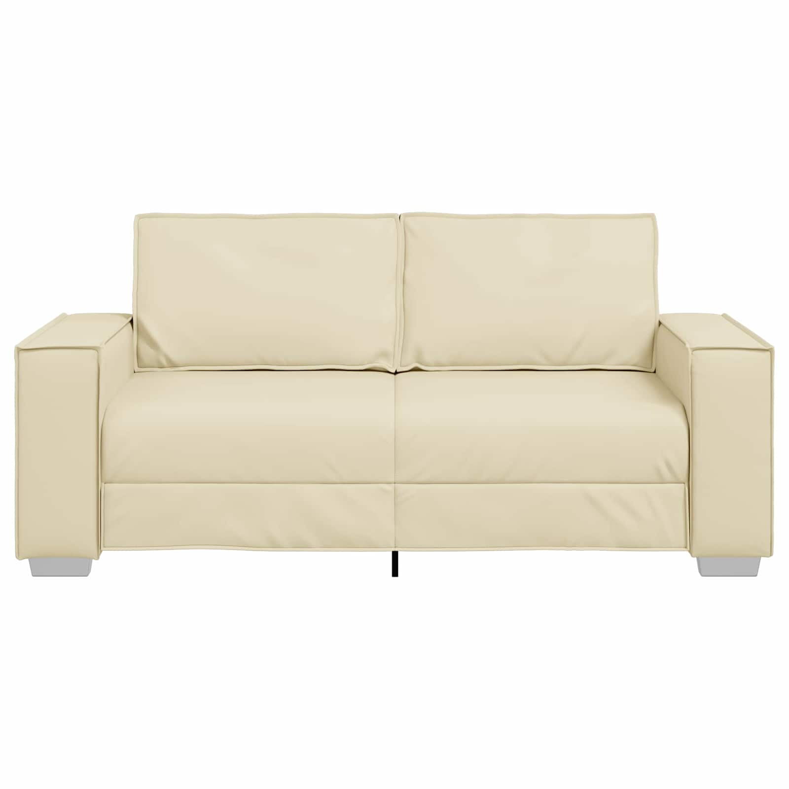Loveseat Crème 180 cm Nep Leer