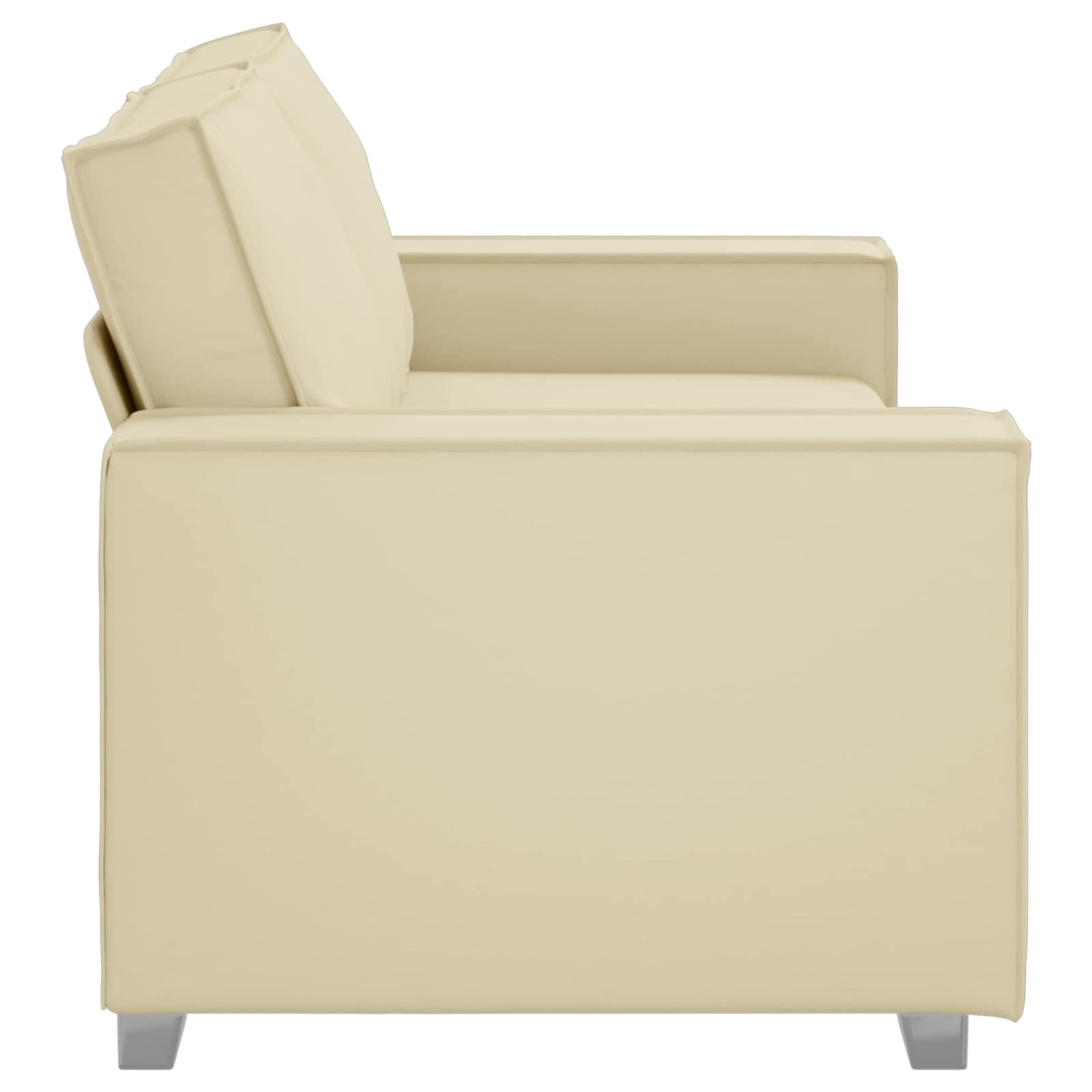 Loveseat Crème 180 cm Nep Leer