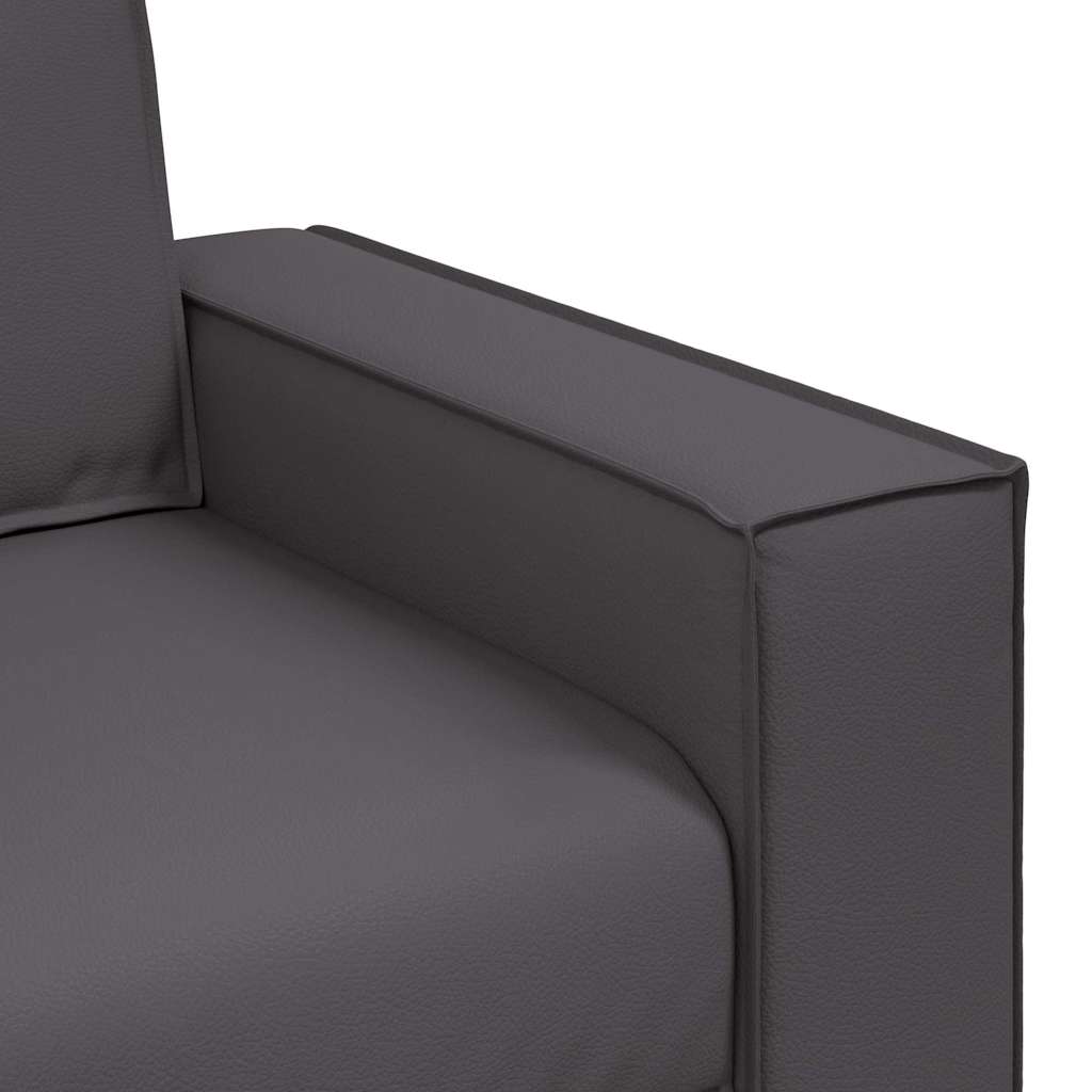 Loveseat Grijs 180 cm Nep Leer