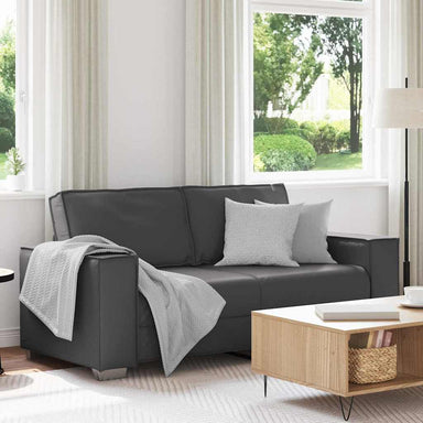 Loveseat Grijs 180 cm Nep Leer