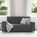 Loveseat Grijs 180 cm Nep Leer
